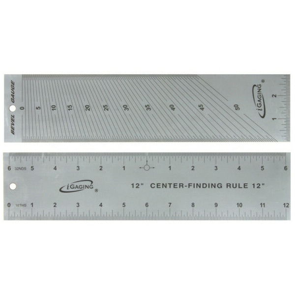 Igaging Center Rule, 12"x3" - 34-222 34-222 - main